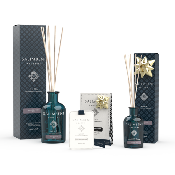 Diffuseur de 250ml DE VOTRE CHOIX + Cartes Parfumées pour les Armoires - Le Lin au Printemps (lot de 3) + Diffuseur de 100ml Bois de Noyer et Bruyère