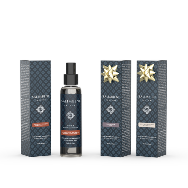 Vaporisateur d'Intérieur 150 ml Bois Anciens Salimbeni + Vaporisateur d'Intérieur 150 ml Figuier de l'Elbe en ESSAI GRATUIT + Vaporisateur d'Intérieur 150 ml Soie et Musc Blanc en ESSAI GRATUIT