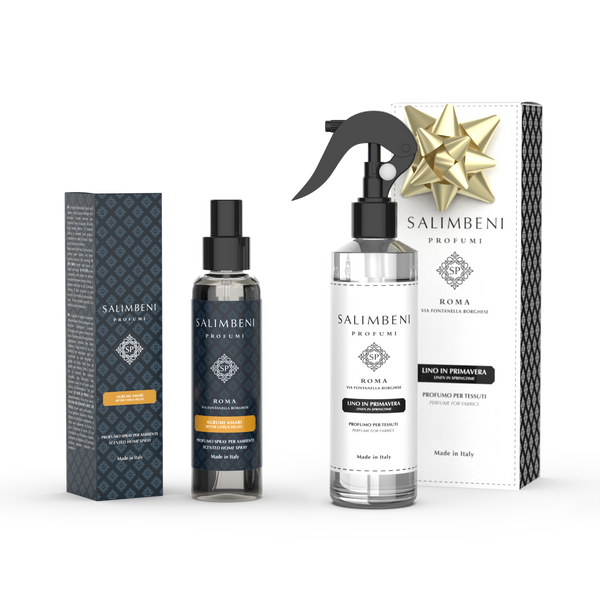 Vaporisateur d'Intérieur 150 ml (FRAGRANCE DE VOTRE CHOIX) + Parfum Textile en Spray Le Lin au Printemps en ESSAI GRATUIT