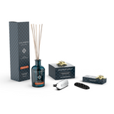 Diffuseur à Bâtonnets 100 ml (FRAGRANCE DE VOTRE CHOIX) +  Diffuseur Voiture Chromé Bois Anciens Salimbeni en ESSAI GRATUIT + 1 Recharge Voiture (même fragrance que le diffuseur) en ESSAI GRATUIT