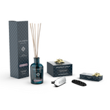 Diffuseur à Bâtonnets 100 ml (FRAGRANCE DE VOTRE CHOIX) +  Diffuseur Voiture Chromé Bois Anciens Salimbeni en ESSAI GRATUIT + 1 Recharge Voiture (même fragrance que le diffuseur) en ESSAI GRATUIT