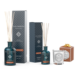Diffuseur à Bâtonnets 250 ml (fragrance de votre choix) + Diffuseur à Bâtonnets 100ml (dans la même fragrance)+ Bougie Parfumée 190gr en ESSAI GRATUIT (dans la même fragrance)