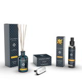 Diffuseur à Bâtonnets 100ml + Diffuseur pour Voiture (même fragrance) + Vaporisateur d'Intérieur 150ml en Essai Gratuit (même fragrance)