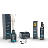 Diffuseur à Bâtonnets 100ml + Diffuseur pour Voiture (même fragrance) + Vaporisateur d'Intérieur 150ml en Essai Gratuit (même fragrance)