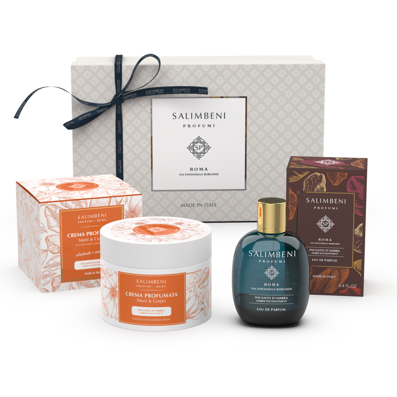 Coffret Cadeau DE VOTRE CHOIX  (Eau de Parfum 100ml + Crème Parfumée pour les Mains et le Corps 200ml de la même fragrance)