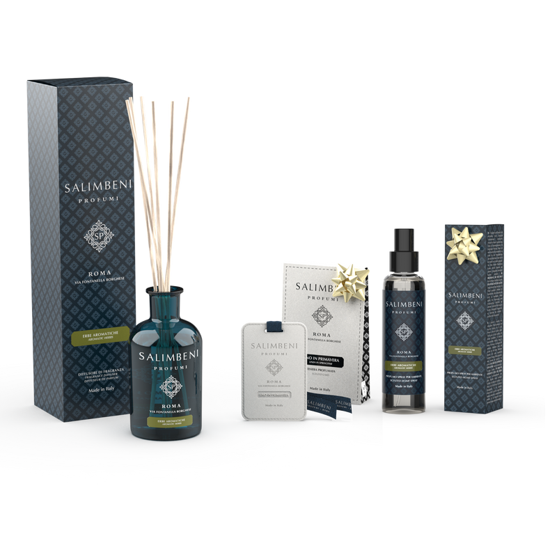 Plantes Aromatiques de 250 ml + Cartes Parfumées pour les Armoires (lot de 3) en ESSAI GRATUIT + Vaporisateur d'Intérieur Plantes Aromatiques en ESSAI GRATUIT