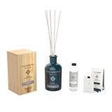 Diffuseur à Bâtonnets 1000 ml DE VOTRE CHOIX + Recharge de 250ml du même parfum que le Diffuseur + Cartes Parfumées pour les Armoires (lot de 3)