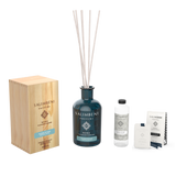 Diffuseur à Bâtonnets 1000 ml DE VOTRE CHOIX + Recharge de 250ml du même parfum que le Diffuseur + Cartes Parfumées pour les Armoires (lot de 3)