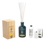 Diffuseur à Bâtonnets 1000 ml DE VOTRE CHOIX + Recharge de 250ml du même parfum que le Diffuseur + Cartes Parfumées pour les Armoires (lot de 3)