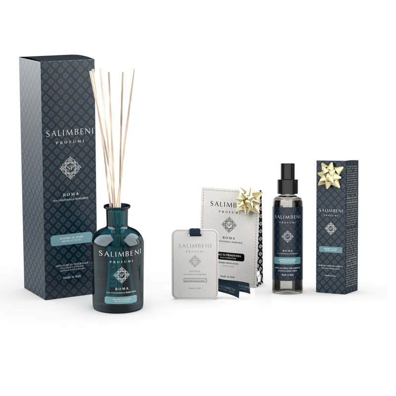 Brise Marine de 250 ml + Cartes Parfumées pour les Armoires (lot de 3) en ESSAI GRATUIT + Vaporisateur d'Intérieur Brise Marine en ESSAI GRATUIT