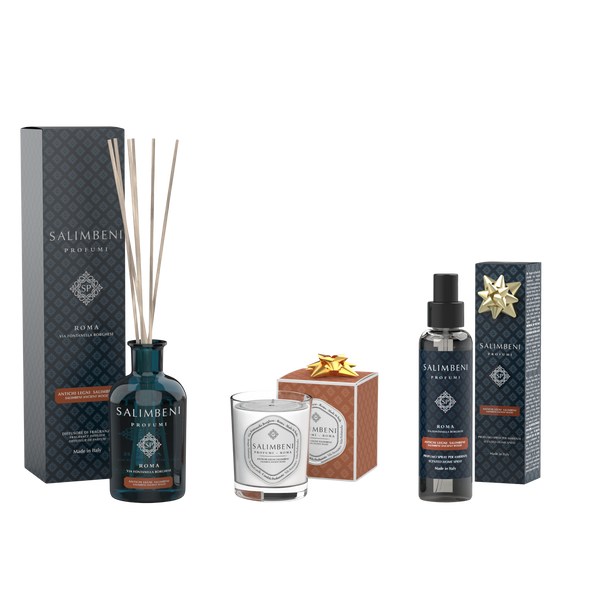 Bois Anciens 250 ml + Bougie Parfumée Bois Anciens Salimbeni en ESSAI GRATUIT + Vaporisateur d'Intérieur Bois Anciens Salimbeni en ESSAI GRATUIT