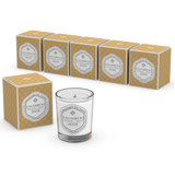 6 Bougies Parfumées 190gr (FRAGRANCE DE VOTRE CHOIX)