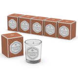 6 Bougies Parfumées 190gr (FRAGRANCE DE VOTRE CHOIX)