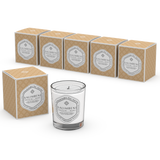 6 Bougies Parfumées 190gr (FRAGRANCE DE VOTRE CHOIX)