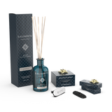 Diffuseur à Bâtonnets 250 ml (FRAGRANCE DE VOTRE CHOIX) + Diffuseur pour Voiture dans le même parfum en ESSAI GRATUIT + 2 recharges pour voiture dans le même parfum en ESSAI GRATUIT