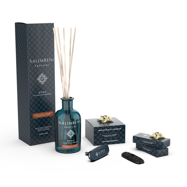 Diffuseur à Bâtonnets 250 ml (FRAGRANCE DE VOTRE CHOIX) + Diffuseur pour Voiture dans le même parfum en ESSAI GRATUIT + 2 recharges pour voiture dans le même parfum en ESSAI GRATUIT