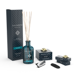 Diffuseur à Bâtonnets 250 ml (FRAGRANCE DE VOTRE CHOIX) + Diffuseur pour Voiture dans le même parfum en ESSAI GRATUIT + 2 recharges pour voiture dans le même parfum en ESSAI GRATUIT