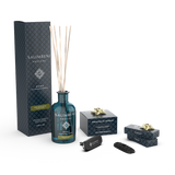Diffuseur à Bâtonnets 250 ml (FRAGRANCE DE VOTRE CHOIX) + Diffuseur pour Voiture dans le même parfum en ESSAI GRATUIT + 2 recharges pour voiture dans le même parfum en ESSAI GRATUIT