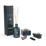 Diffuseur à Bâtonnets 250 ml (FRAGRANCE DE VOTRE CHOIX) + Diffuseur pour Voiture dans le même parfum en ESSAI GRATUIT + 2 recharges pour voiture dans le même parfum en ESSAI GRATUIT