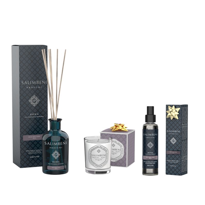 Figuier de l'Elbe 250 ml + Bougie Parfumée Figuier de l'Elbe en ESSAI GRATUIT + Vaporisateur d'Intérieur Figuier de l'Elbe en ESSAI GRATUIT