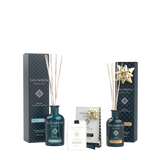 Diffuseur de 250ml DE VOTRE CHOIX + Cartes Parfumées pour les Armoires - Le Lin au Printemps (lot de 3) + Diffuseur de 100ml Bois de Noyer et Bruyère