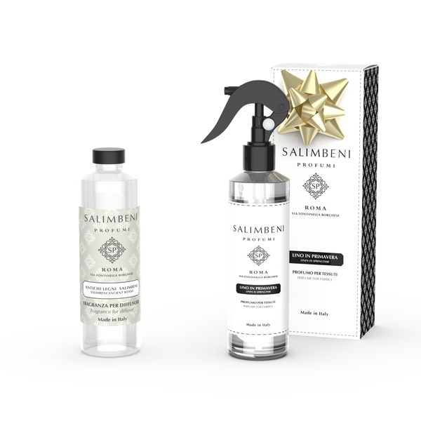 Recharge de 250 ml DE VOTRE CHOIX + Parfum Textile en Spray Le Lin au Printemps en ESSAI GRATUIT