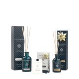 Diffuseur de 250ml DE VOTRE CHOIX + Cartes Parfumées pour les Armoires - Le Lin au Printemps (lot de 3) + Diffuseur de 100ml Bois de Noyer et Bruyère