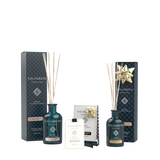 Diffuseur de 250ml DE VOTRE CHOIX + Cartes Parfumées pour les Armoires - Le Lin au Printemps (lot de 3) + Diffuseur de 100ml Bois de Noyer et Bruyère