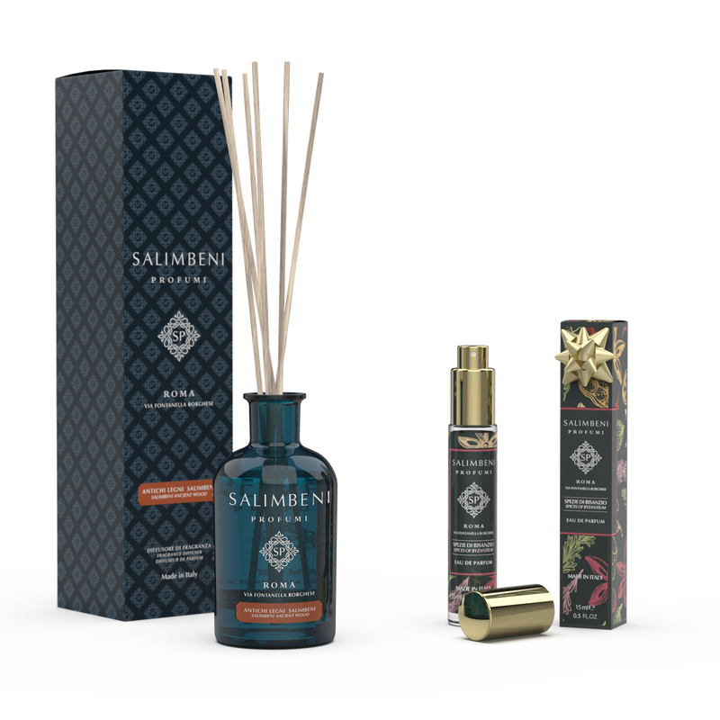 Bois Anciens Salimbeni 100 ml + Eau de Parfum 15 ml Épices Byzantines en ESSAI GRATUIT