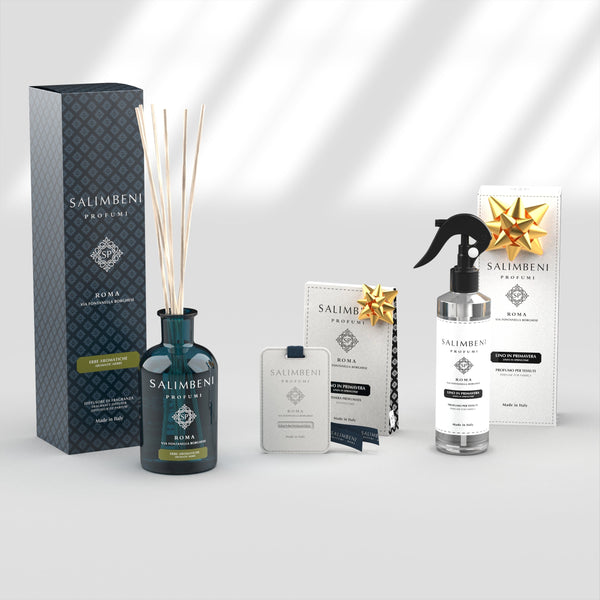 Plantes Aromatiques 250 ml + Parfum Textile en Spray - Le Lin au Printemps en ESSAI GRATUIT + Cartes Parfumées pour les armoires - Le Lin au Printemps en ESSAI GRATUIT