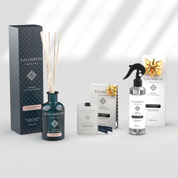 Oranger de Taormine 250 ml + Parfum Textile en Spray - Le Lin au Printemps en ESSAI GRATUIT + Cartes Parfumées pour les armoires - Le Lin au Printemps en ESSAI GRATUIT