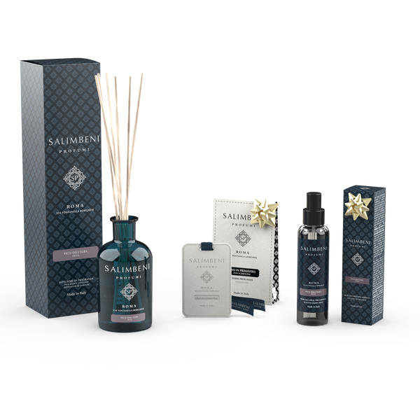 Figuier de l'Elbe de 250 ml + Cartes Parfumées pour les Armoires (lot de 3) en ESSAI GRATUIT + Vaporisateur d'Intérieur Figuier de l'Elbe en ESSAI GRATUIT