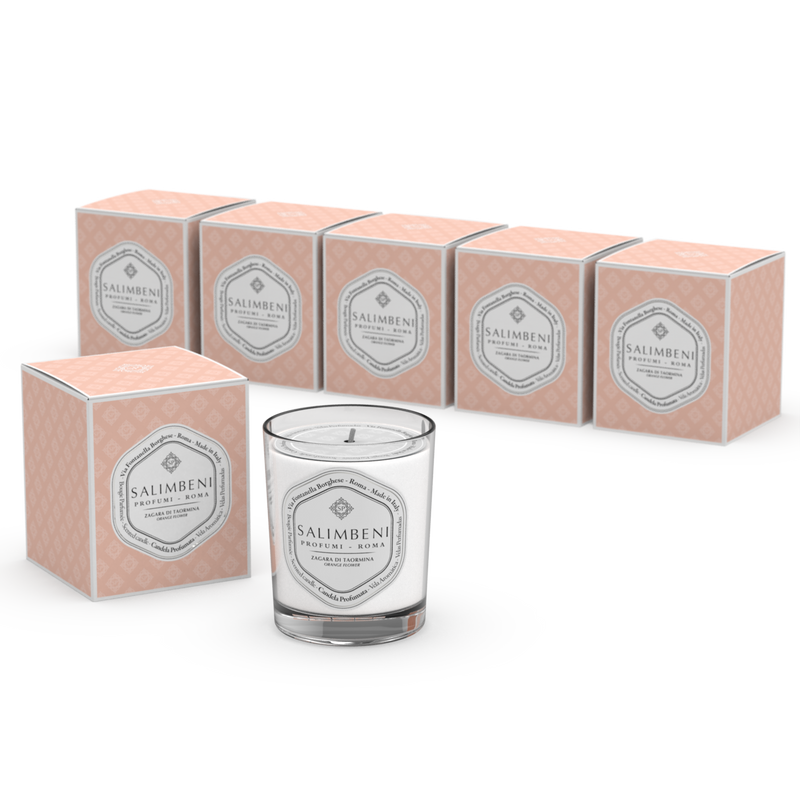 6 Bougies Parfumées 190gr (FRAGRANCE DE VOTRE CHOIX)