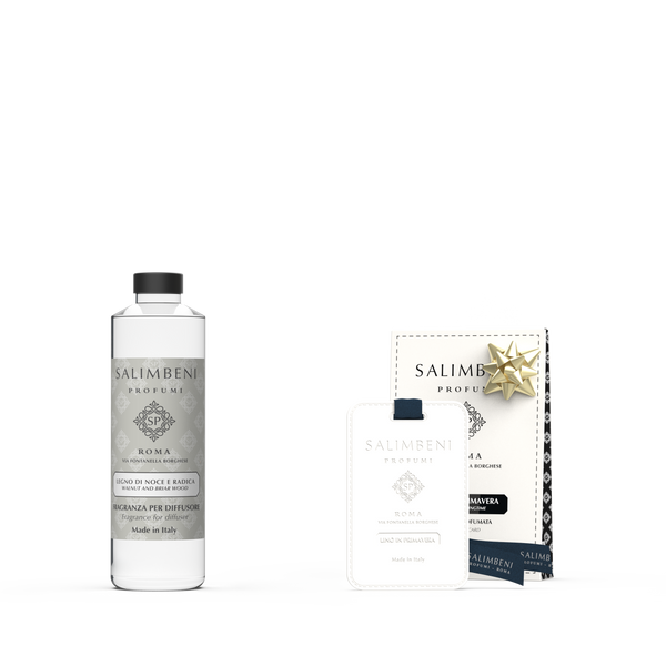 Recharge Bois de Noyer et Bruyère 250 ml + Cartes Parfumées pour les Armoires Le Lin au Printemps (lot de 3) en ESSAI GRATUIT