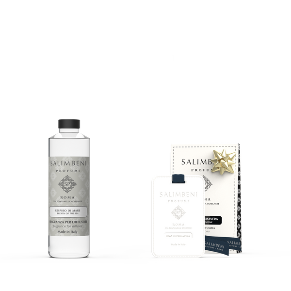 Recharge Brise Marine 250 ml + Cartes Parfumées pour les Armoires Le Lin au Printemps (lot de 3) en ESSAI GRATUIT